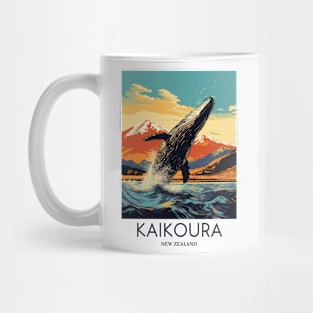 A Pop Art Travel Print of Kaikoura - New Zealand Mug